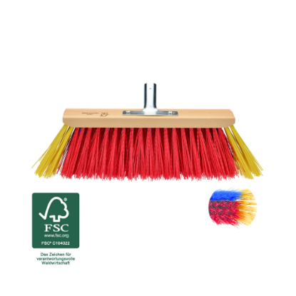 Bild von Straßenbesen Meister perfekt - 40 cm Holzköper mit verzinktem Stielhalter